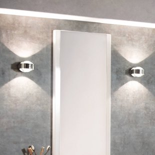 Top Light Puk Mini Wand LED 2x8W Lenzen helder, chroom