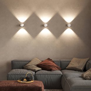 Top Light Puk Maxx Wall, LED, heldere lenzen, mat wit