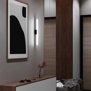 Top Light LED spiegellamp Lichtbalk, zwart mat