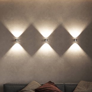 Top Light Puk Mini Wall+ LED, heldere lenzen, chroom
