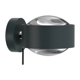 Top Light Puk Maxx Wall+ LED, heldere lenzen, antraciet/chroom