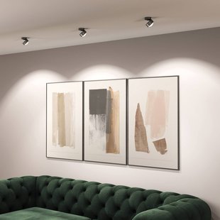 Top Light Puk Mini Move LED, heldere lens, mat nikkel