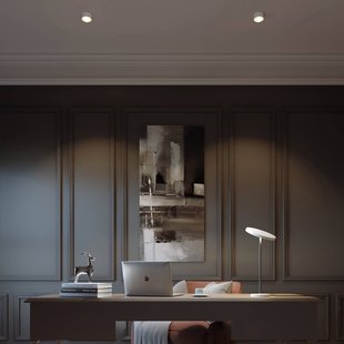 Top Light Puk Maxx One 2 LED spot, heldere lens, mat wit