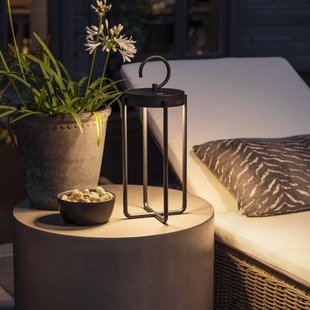 Konstsmide LED decoratieve lantaarn Manorola, USB, dimbaar