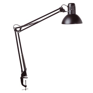 MAULstudie klemlamp, zwart, hoogte 44 cm, metaal