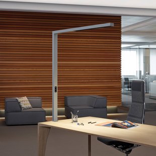 LED tafellamp MAULsirius, zilver, dimbaar, CCT, klemvoet LED tafellamp MAULsirius, zilver, dimbaar, CCT, klemvoet