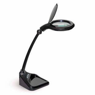 MAULiris LED loeplamp, dimbaar, zwart