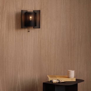 Northern Butterfly perforated wandlamp zwart