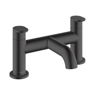 Badrandmengkraan HansGrohe Vernis Blend 2-gats Mat Zwart
