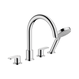Badrandmengkraan HansGrohe Vernis Blend 4-gats Chroom