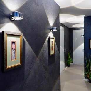 Top Light Puk Maxx Wand, LED, heldere lenzen, chroom