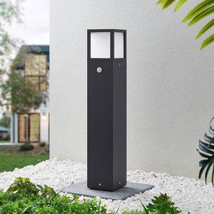 Lucande LED tuinpadverlichting Dewari, bewegingsmelder, 65 cm, IP54