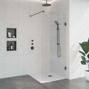 Inloopdouche Compleet Just Creating Profielloos 90 cm Gunmetal Inloopdouche Compleet Just Creating Profielloos 90 cm Gunmetal