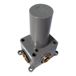 Inbouw Stopkraan Brauer Black Carving Rond 6.5 cm Messing Mat Zwart