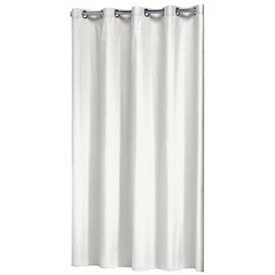 Douchegordijn Sealskin Coloris Polyester / Katoen 180x200 Wit