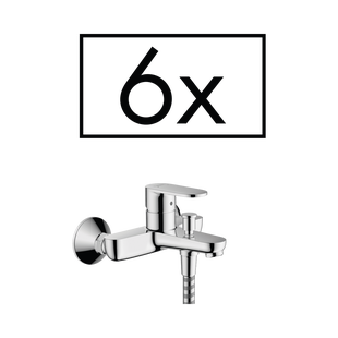 Opbouw Badmengkraan HansGrohe Vernis Blend Eengreeps Chroom (6 stuks)