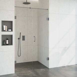 Nisdeur Compleet Just Creating Profielloos 2-Delig 120x200 cm 60/60 Gunmetal