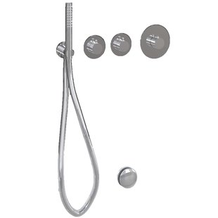 Badkraanset Wiesbaden Dreams met Inbouwdeel en Badoverloop Chroom