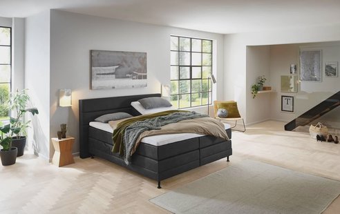 Elektrische boxspring Loft Eye inclusief dekbed 180 x 200 cm | Vitality Pur