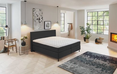 Boxspring Loft Glasgow inclusief dekbed 160 x 200 cm | Vitality Pur