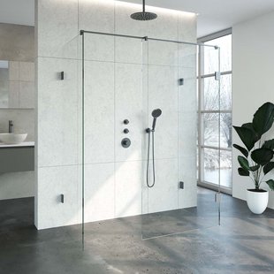 Inloopdouche Compleet XL Just Creating Profielloos 80x160 cm Gunmetal Inloopdouche Compleet XL Just Creating Profielloos 80x160 cm Gunmetal