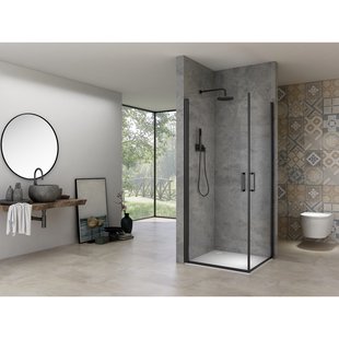 Douchecabine Van Rijn ST02 120 Zwart