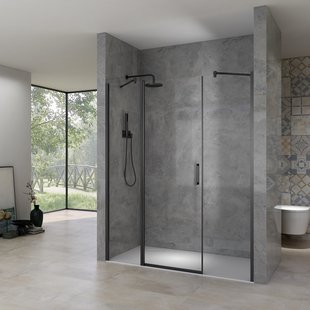 Douchecabine Van Rijn ST02 370 Zwart