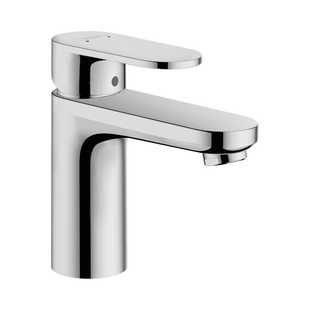 Wastafelmengkraan HansGrohe Vernis Blend 100 Eengreeps Met Metalen Trekwaste Chroom