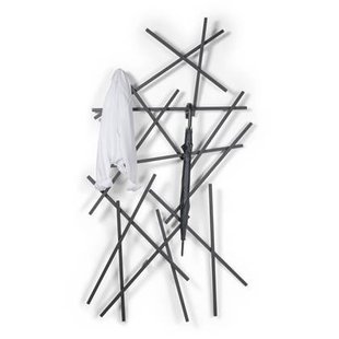 Spinder Design Matches Wandkapstok L - Zwart