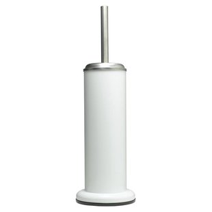 Toiletborstelhouder Acero 12 x 40,5 cm Roestvast Staal Wit