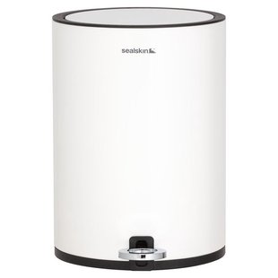 Pedaalemmer 3 liter Sealskin Industrial vrijstaand Wit