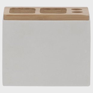 Tandenborstelhouder Voor Electrische Tandenborstel Sealskin Grace 12 x 6 x 10 cm Polyresin Wit