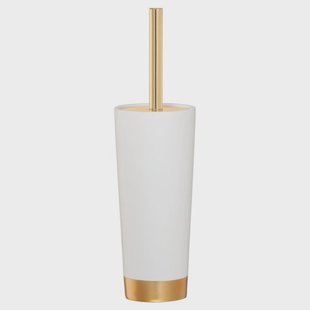Toiletborstelhouder Sealskin Glossy 22,9x7,6 cm Polyresin Goud