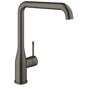 Keukenkraan GROHE Essence Mengkraan met Hoge Uitloop Hard Graphite Geborsteld