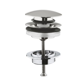 Waste GROHE Others met Push Open Plug Supersteel