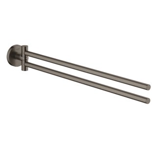 Handdoekhouder GROHE Essentials 44 cm Hard Graphite Geborsteld