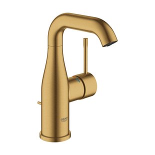 Wastafelmengkraan GROHE Essence 1 Hendel Met Waste M Cool Sunrise Geborsteld