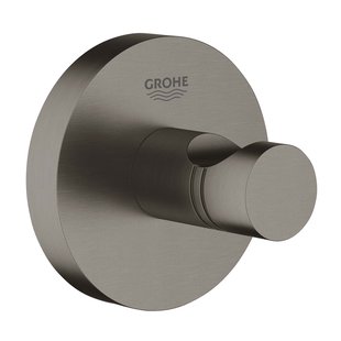 Handdoekhaak GROHE Essentials Hard Graphite Geborsteld