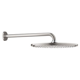 Regendoucheset GROHE Rainshower Cosmopolitan Metal 31 cm met Wandarm Supersteel