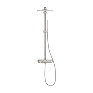 Regendoucheset GROHE Euphoria SmartControl System Cube 31 cm met Glijstang en Handdouche Supersteel