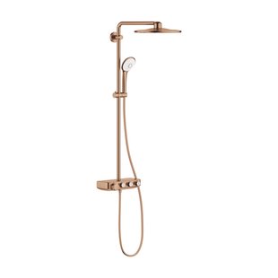 Regendoucheset GROHE Euphoria SmartControl System 31 cm met Glijstang en Handdouche Warm Sunset Geborsteld