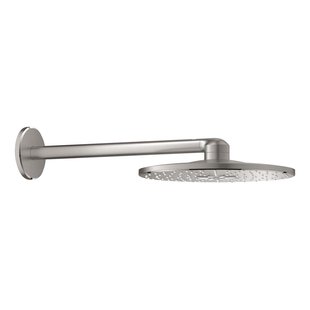 Regendoucheset GROHE Rainshower SmartActive 31 cm met Wandarm Supersteel