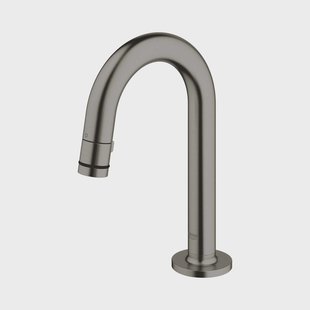 Fonteinkraan GROHE Universal 1/2 Met C-Uitloop Hard Graphite Geborsteld