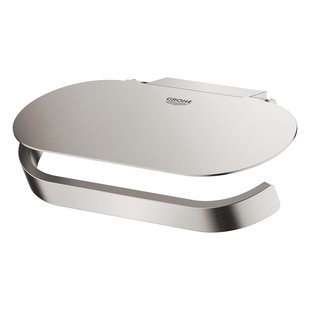 Toiletrolhouder GROHE Selection Met Deksel Supersteel