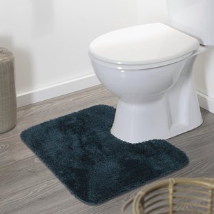 Toiletmat Sealskin Angora 55x60 cm Polyester Donkergroen