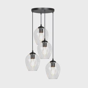 4-lichts hanglamp Noah rond | Loft46
