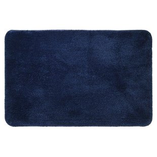 Badmat Sealskin Angora 100% Polyester 60x90x2 cm Blauw
