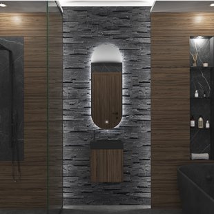 Badkamerspiegel Gliss Orion 40x100cm Verticaal LED