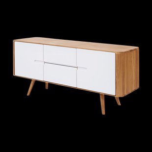 Ena sideboard houten dressoir naturel - 135 cm
