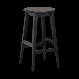 Austin houten barkruk zwart - 65 cm